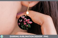 GorgeousFlowers Round Earrings design.