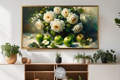 Flowers fruit Still life Frame TV art, Impressionist art Product Image 7