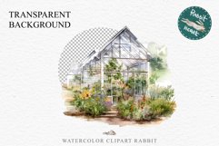 Flowers Glasshouse Garden Floral Clipart PNG Scrapbooking Art Watercolor Transparent wedding invitation shirt designs sublimation printable bloom architecture
