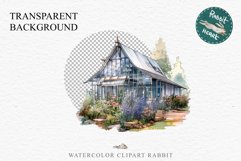 Flowers Glasshouse Garden Floral Clipart PNG Scrapbooking Art Watercolor Transparent wedding invitation shirt designs sublimation printable bloom architecture