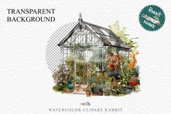 Flowers Glasshouse Garden Floral Clipart PNG Scrapbooking Art Watercolor Transparent wedding invitation shirt designs sublimation printable bloom architecture