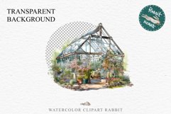 Flowers Glasshouse Garden Floral Clipart PNG Scrapbooking Art Watercolor Transparent wedding invitation shirt designs sublimation printable bloom architecture