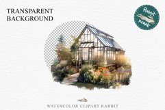 Flowers Glasshouse Garden Floral Clipart PNG Scrapbooking Art Watercolor Transparent wedding invitation shirt designs sublimation printable bloom architecture