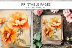 floral junk journal, floral backgrounds Product Image 3