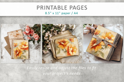 floral junk journal, floral backgrounds Product Image 6