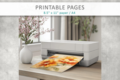 floral junk journal, floral backgrounds Product Image 7