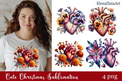 Watercolor Lungs, Brain and Heart Product Image 1