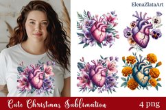Watercolor Lungs, Brain and Heart Product Image 1