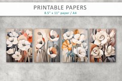 Flowers Art Illustration Printable Papers Product Image 2