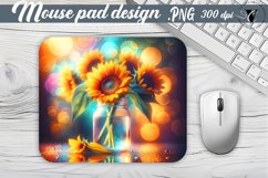 Mouse Pad | Flowers in glass jar Product Image 1