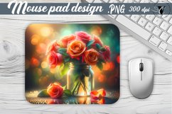 Mouse Pad | Flowers in glass jar Product Image 1