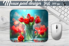 Mouse Pad | Flowers in glass jar Product Image 1