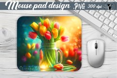Mouse Pad | Flowers in glass jar Product Image 1