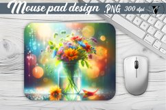 Mouse Pad | Flowers in glass jar Product Image 1