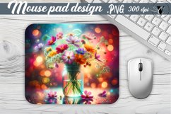 Mouse Pad | Flowers in glass jar Product Image 1