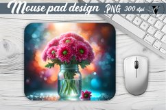 Mouse Pad | Flowers in glass jar Product Image 1