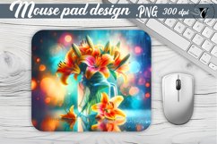 Mouse Pad | Flowers in glass jar Product Image 1
