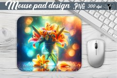 Mouse Pad | Flowers in glass jar Product Image 1