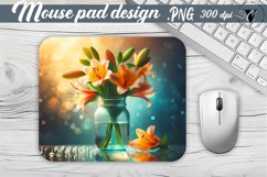 Mouse Pad | Flowers in glass jar Product Image 1
