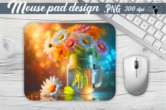 Mouse Pad | Flowers in glass jar Product Image 1
