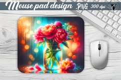 Mouse Pad | Flowers in glass jar Product Image 1