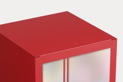 Flowers in Square Window Cuttable Cube Gift Box SVG Template