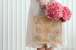 Colored Wild Flowers &amp; Leaves | Hand Drawn Nature, Plants Product Image 6