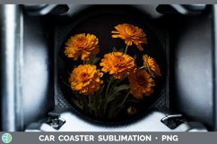 GorgeousFlowers Car Coaster design.