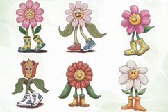 Flowers Mascot Sublimation Clipart Product Image 4