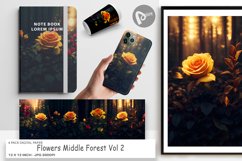Digital Paper Flowers Middle Forest Product Image 1