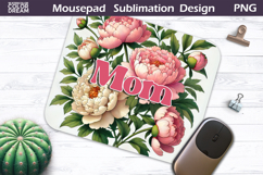 Mom Flowers MousePad | Mothers Day Mouse Pad Product Image 1