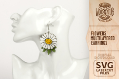 Floral Earrings svg, Earrings svg, Boho Earrings svg Product Image 4