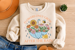 Flowers Only Grow After the Rain PNG Product Image 4
