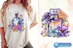 Flowers Perfume Bottle Clipart Bundle Product Image 5