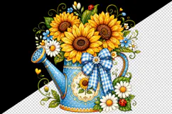 Flowers tumbler, mug wrap, clipart sublimation design Product Image 2