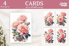 flowers printable cards