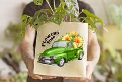 Farm clipart; Watercolor clipart; sublimation designs; Watercolor Vintage art; green pickup truck clipart; old truck watercolor; watercolor pickup truck; transport; vehicle; retro; classic; old car; vintage; auto; pickup; village; Mothers day; farmer; flo