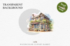 Flowers Shop Floral Storefront Clipart PNG Scrapbooking Art Watercolor Transparent wedding invitation shirt designs sublimation printable bloom architecture watercolor floral storefront, flowers shop clipart, sublimation nursery, wedding invitation