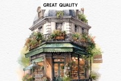 Flowers Shop Floral Storefront Clipart PNG Scrapbooking Art Watercolor Transparent wedding invitation shirt designs sublimation printable bloom architecture