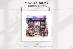 Flowers Shop Floral Storefront Clipart PNG Scrapbooking Art Watercolor Transparent wedding invitation shirt designs sublimation printable bloom architecture watercolor floral storefront, flowers shop clipart, sublimation nursery, wedding invitation