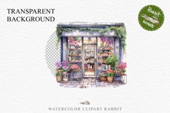 Flowers Shop Floral Storefront Clipart PNG Scrapbooking Art Watercolor Transparent wedding invitation shirt designs sublimation printable bloom architecture watercolor floral storefront, flowers shop clipart, sublimation nursery, wedding invitation