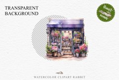Flowers Shop Floral Storefront Clipart PNG Scrapbooking Art Watercolor Transparent wedding invitation shirt designs sublimation printable bloom architecture watercolor floral storefront, flowers shop clipart, sublimation nursery, wedding invitation
