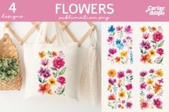 Flowers Sublimation Designs