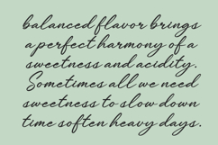 Flowers the Breeze - Handwritten Script Product Image 3