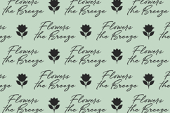 Flowers the Breeze - Handwritten Script Product Image 11
