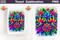 Floral Towel Sublimation Bundle | Wildflowers Kitchen Towel Product Image 16