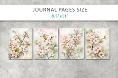 Floral Printable Sheets, junk journal, ATC Card Product Image 3