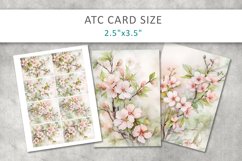 Floral Printable Sheets, junk journal, ATC Card Product Image 6