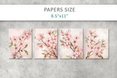 Floral Tree Branch Printable Sheets, Floral Page Kit Product Image 3