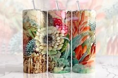 Tumbler Sublimation flowers 20 oz tumbler wrap Png 